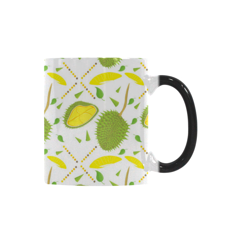 Durian pattern background Morphing Mug Heat Changing Mug