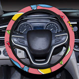 Colorful wrapped candy pattern Car Steering Wheel Cover