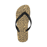 Leopard skin print Unisex Flip Flops