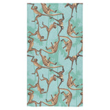 Monkey Palm tree background Bath Towel