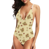 peanuts design pattern Women's One-Piece Swimsuit
