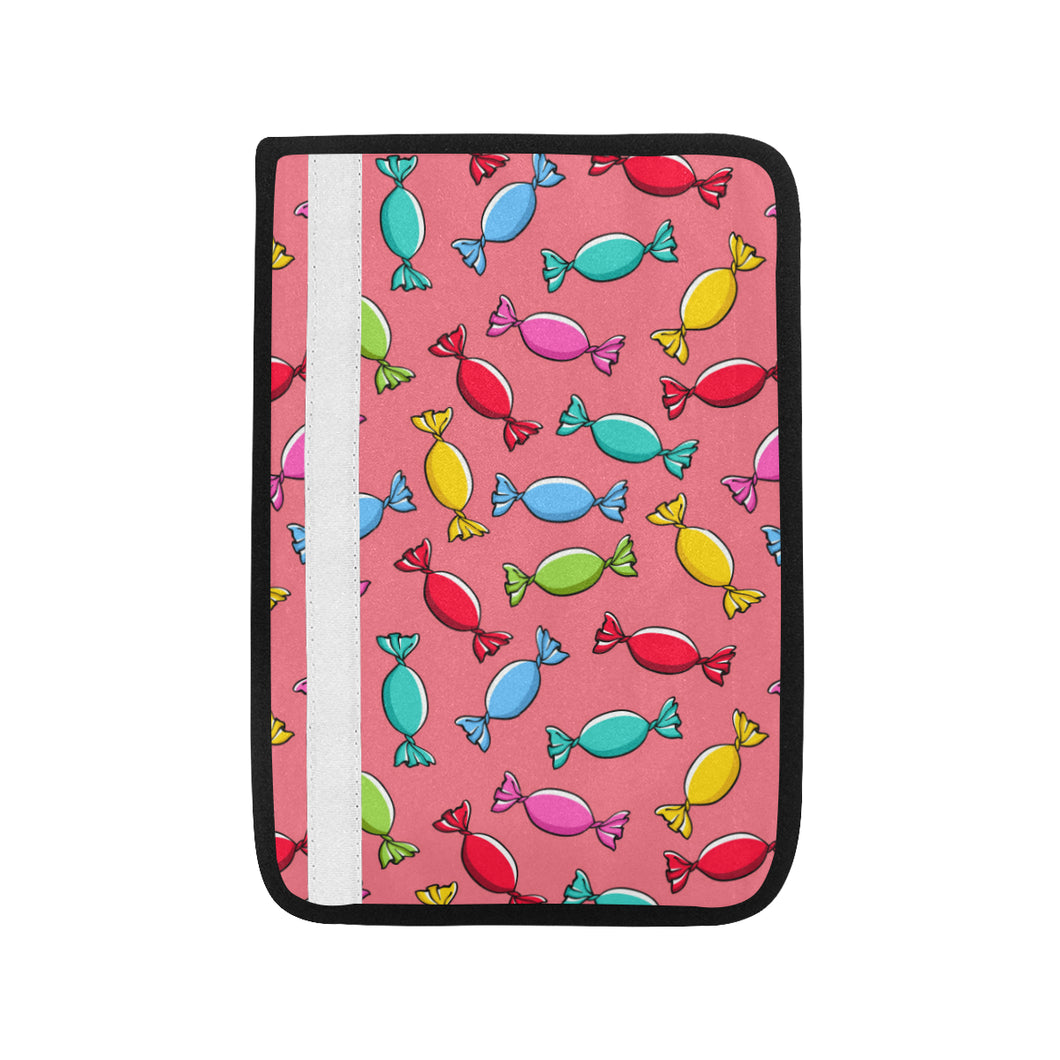 Colorful wrapped candy pattern Car Seat Belt Cover