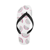 dragon fruit pattern Unisex Flip Flops