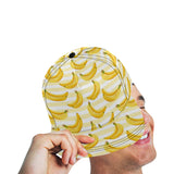 Banana pattern blackground All Over Print Snapback Cap