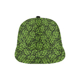 Green hop pattern All Over Print Snapback Cap