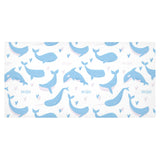 Blue whale pattern Tablecloth