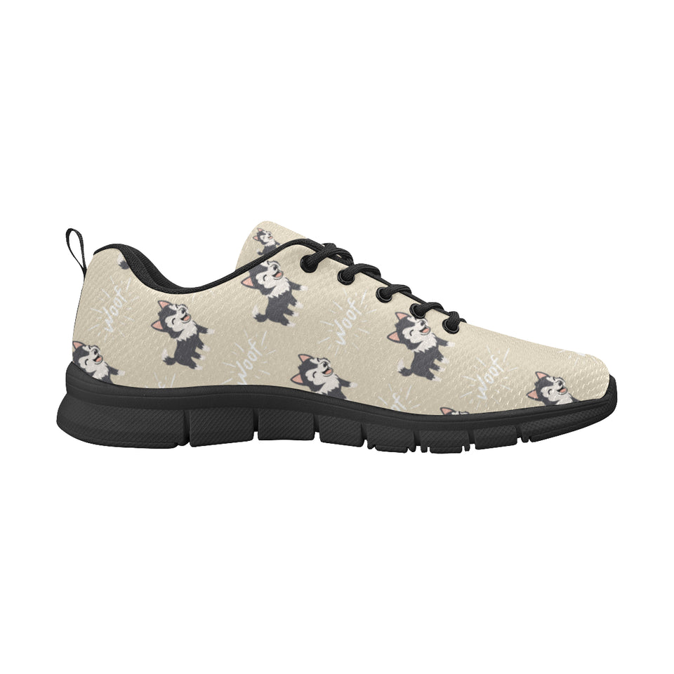 Cute Siberian Husky Women's Sneaker Shoes
