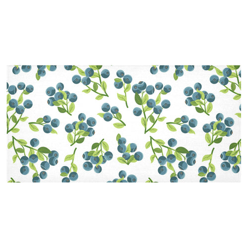blueberry white background Tablecloth