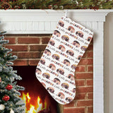 Camper Van Pattern Print Design 01 Christmas Stocking