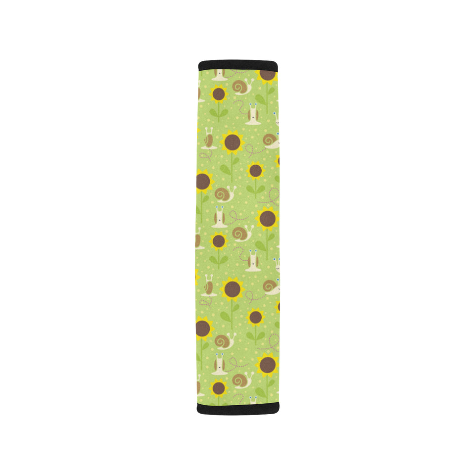 Snail Pattern Print Design 01 Car Seat Belt Cover