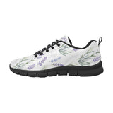 Hand painting Watercolor Lavender Men's Sneaker Shoes