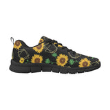 sunflower golden polygonal shapes Women's Sneaker Shoes