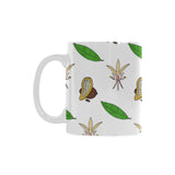 Color hand drawn cacao pattern Classical White Mug (Fulfilled In US)