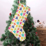 Pigeon Pattern Print Design 01 Christmas Stocking