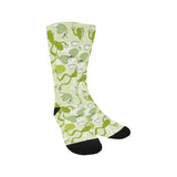 Cute frog dragonfly pattern Crew Socks