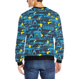 Shark dangerous Men's Crew Neck Sweatshirt
