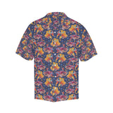 Goldfish Pattern Print Design 05 Men's All Over Print Hawaiian Shirt (Model T58)