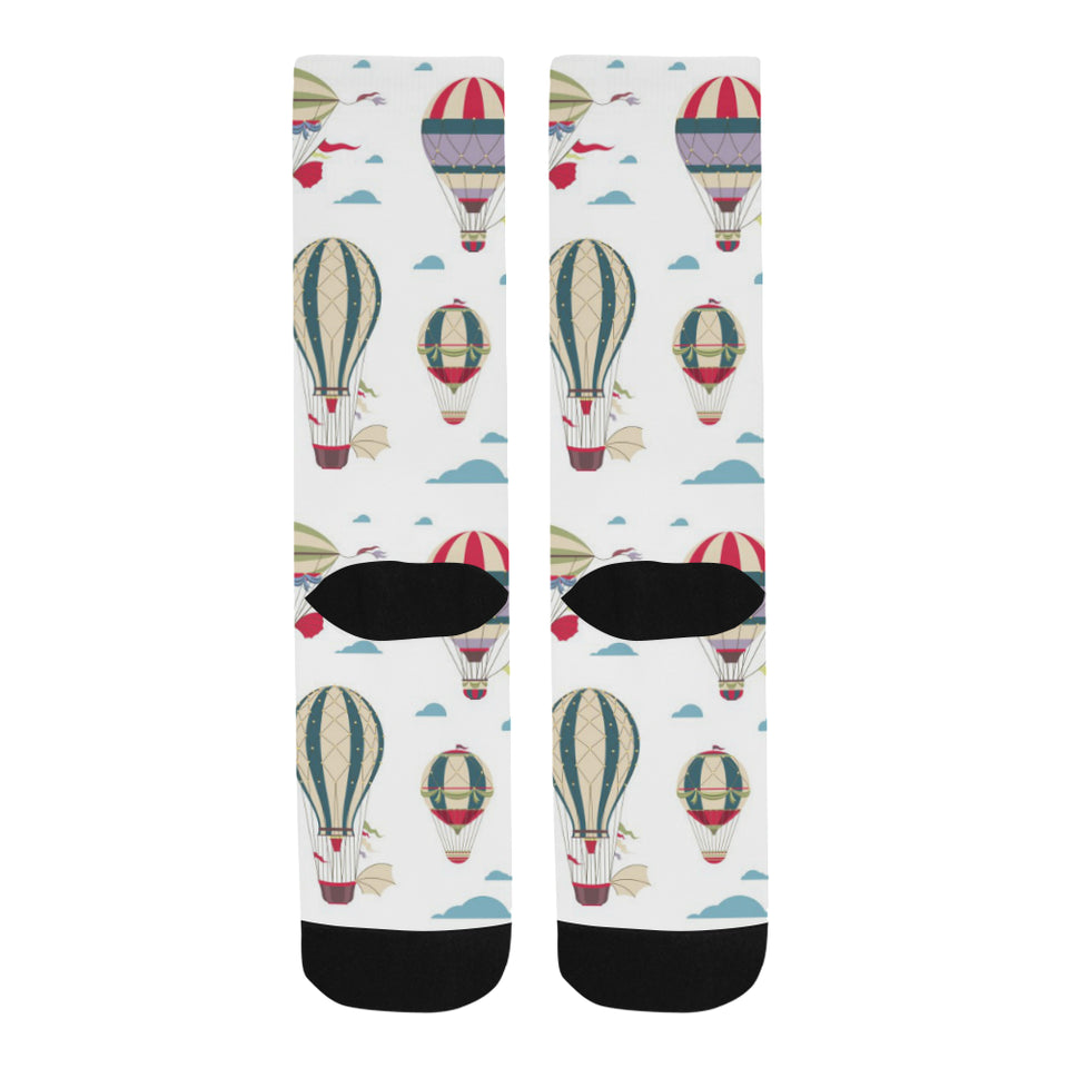 Hot air balloon pattern Crew Socks