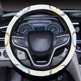 Cute Siberian Husky pattern Car Steering Wheel Cover