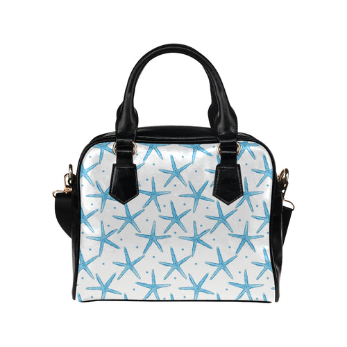 Watercolor starfish pattern Shoulder Handbag