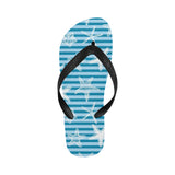 Starfish blue blackground Unisex Flip Flops