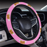 Pancake Pattern Print Design 04 Car Steering Wheel Cover