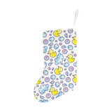 Duck Toy Pattern Print Design 01 Christmas Stocking