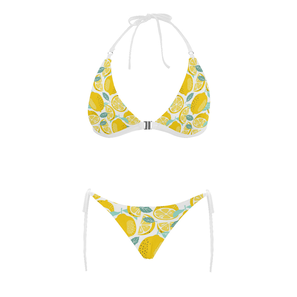 lemon design pattern Sexy Bikinis Two-Piece Swimsuits