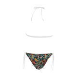 Colorful snake plant pattern Sexy Bikinis Two-Piece Swimsuits