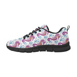 Purple seahorse blue coral pattern Women's Sneaker Shoes