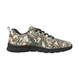 Monkey tropical leaves background Women's Sneaker Shoes