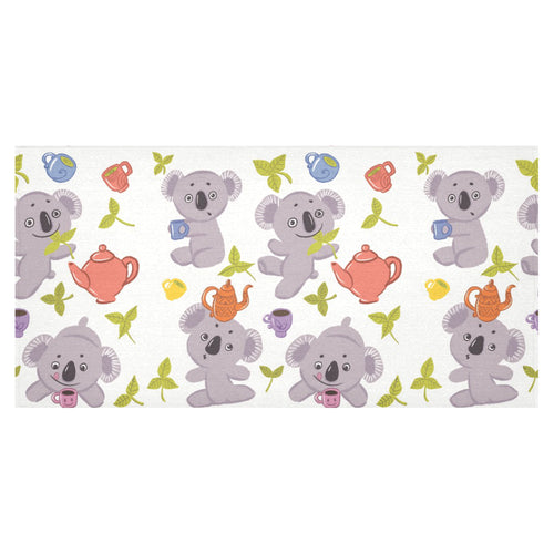Cute koalas teapots tea Tablecloth