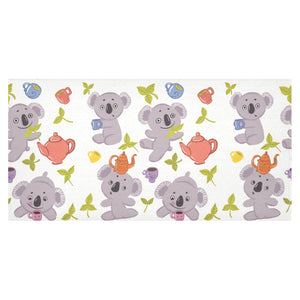 Cute koalas teapots tea Tablecloth
