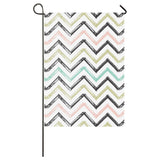 zigzag chevron paint pattern House Flag Garden Flag