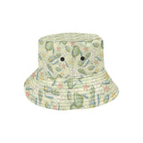Hand drawn sea turtle fish pattern Unisex Bucket Hat