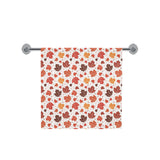 Colorful Maple Leaf pattern Bath Towel