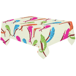 Colorful Chameleon lizard pattern Tablecloth