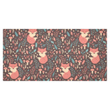 fox leaves mushroom pattern Tablecloth