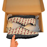 Greyhound Pattern Print Design 04 Women's Sneaker Shoes