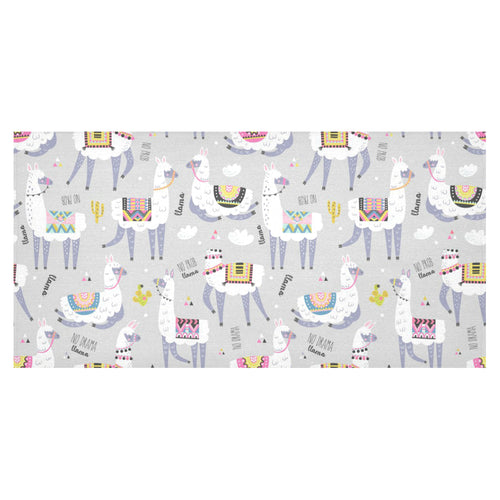 Cute Llama Alpaca pattern Tablecloth