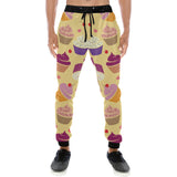 cake cupcake heart cherry pattern Unisex Casual Sweatpants