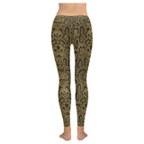 Snake skin pattern Women's Legging Fulfilled In US