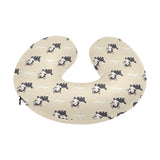 Cute Siberian Husky U-Shaped Travel Neck Pillow