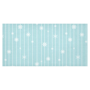 Snowflake pattern blue stripe background Tablecloth