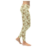 Windmill Wheat pattern Women's Legging Fulfilled In US
