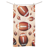 American football ball design pattern Bath Towel