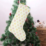 Horseshoes Pattern Print Design 02 Christmas Stocking