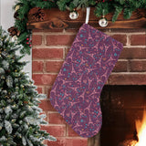 Eiffel Tower Heart Pattern Print Design 04 Christmas Stocking