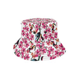 Toucan flower design pattern Unisex Bucket Hat