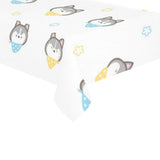 Cute Siberian Husky pattern Tablecloth